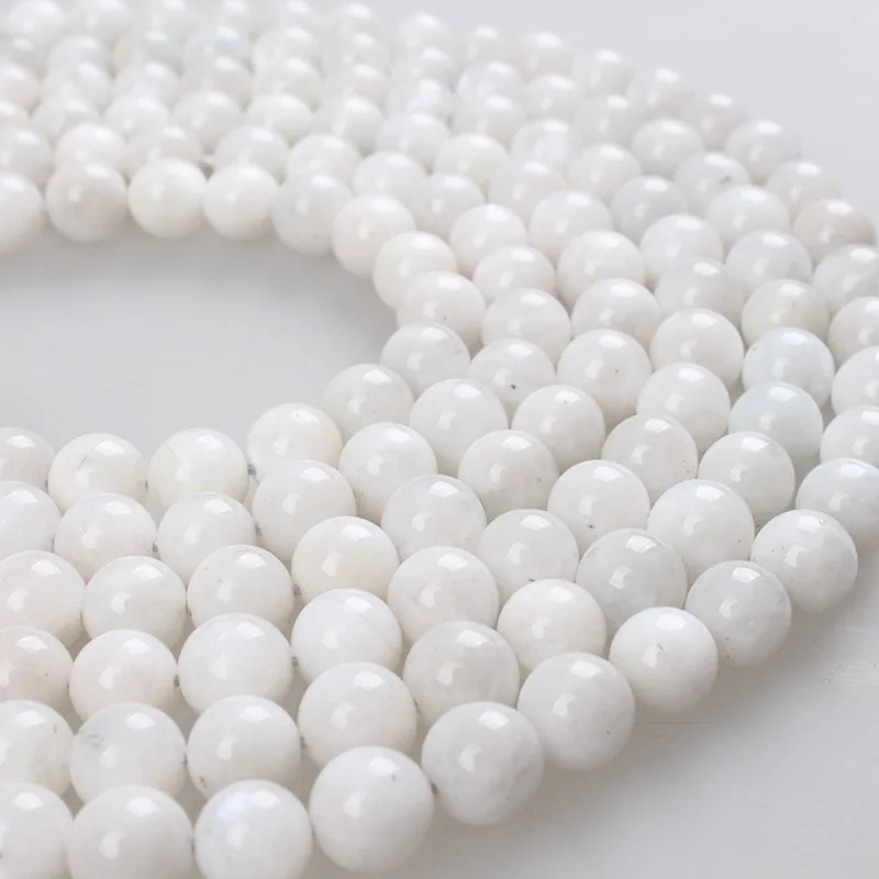 

Natural Stone Beads Moonstone Gem Stone Beads Round Loose Beads 4 6 8 10 12mm For Bracelets Necklace Diy Jewelry Making