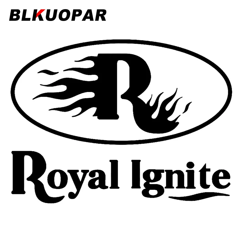 

BLKUOPAR for Royal Enfield Car Stickers Personality Silhouette Vinyl Decal Waterproof Windshield Tablet Android Car Accessories