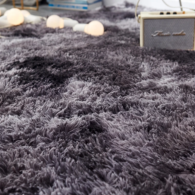 Living Room Plush Carpet Solid Color Lounge Rug Pads For Bedroom Sofa Children'S And Cloakroom 6 Sizes | Дом и сад
