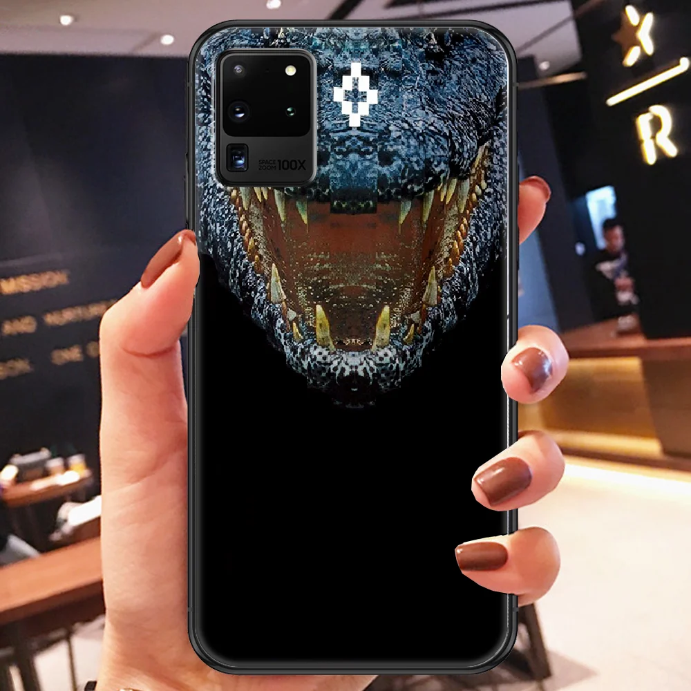 

Luxury Marceloes Brand Burlones Phone case For Samsung Galaxy Note 4 8 9 10 20 S8 S9 S10 S10E S20 Plus UITRA Ultra black pretty