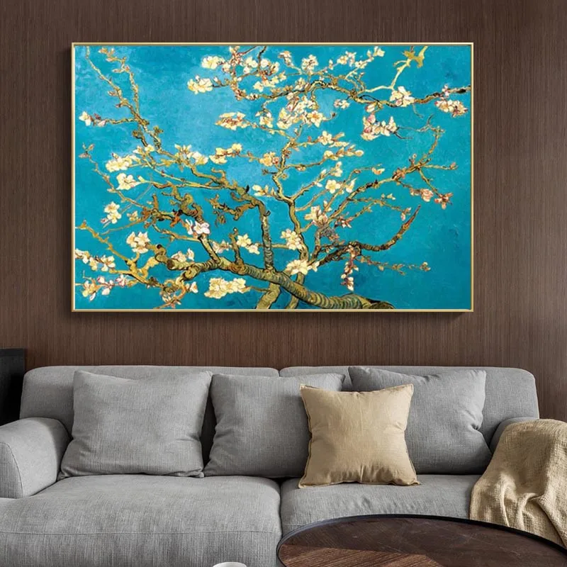 

Van Gogh Almond Blossom Canvas Paintings Impressionist Flowers Wall Art Posters and Prints Canvas Picture Room Decor Cuadros