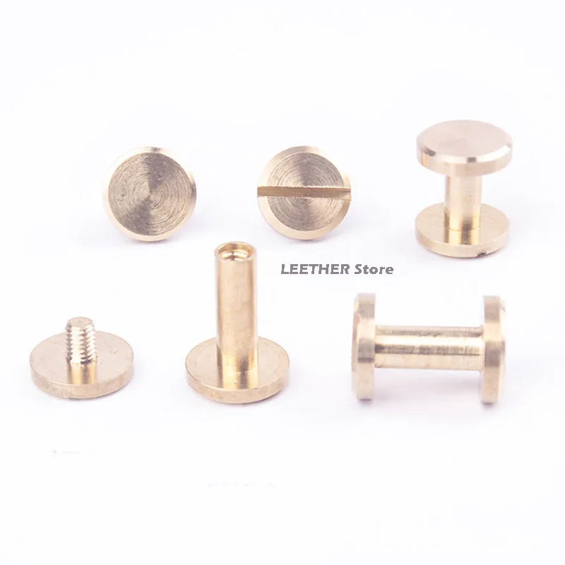 Заклепки из твердой латуни для дуги/самолета 4 15 мм 10 шт.|Заклепки одежды| |