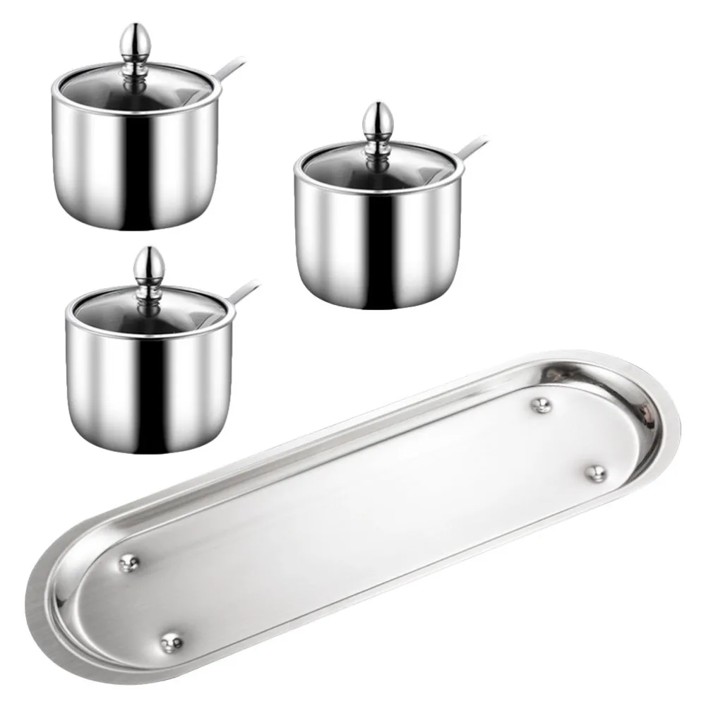 

1 Set Multipurpose Seasoning Storage Bottles Creative Seasoning Box (Sliver)