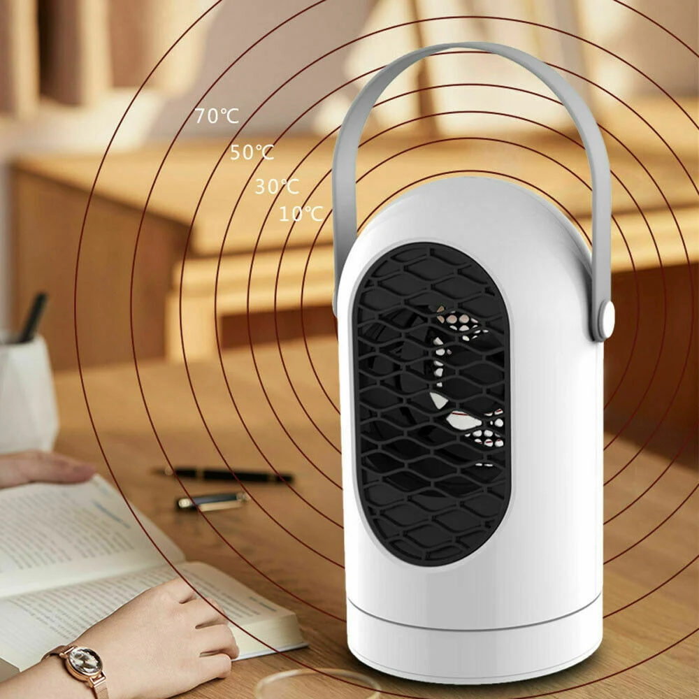 

Portable Heater Overheating Protection Quick Heating For Desk Floor Office Home Mini With Handle practical