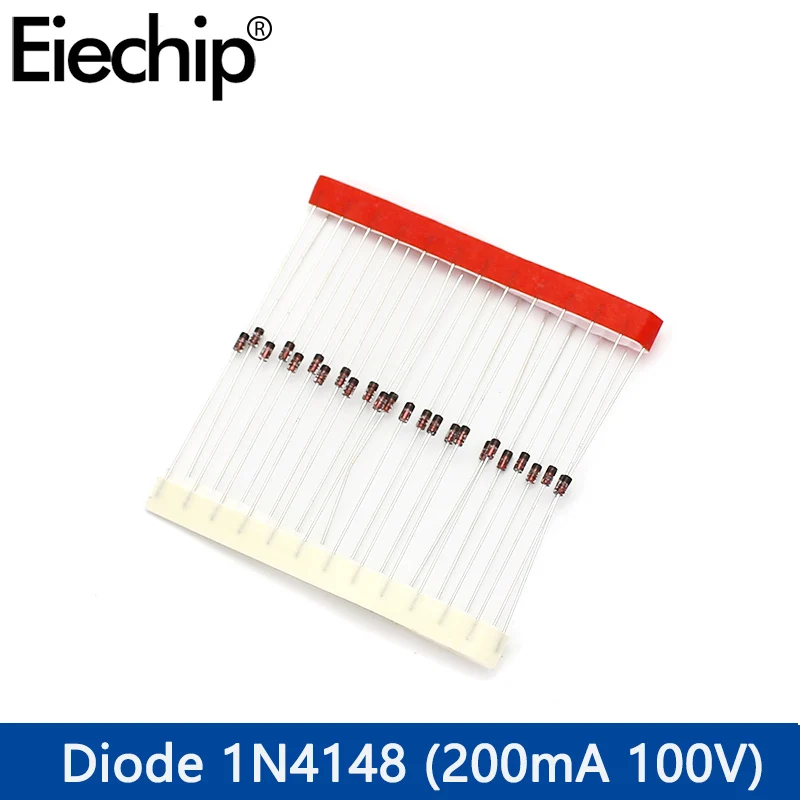 100pcs 8 Value schottky diode Rectifier Diodes kit 1N4148 1N4007 1N5819 1N5399 1N5408 1N5822 FR107 FR207 Fast Switching Diode
