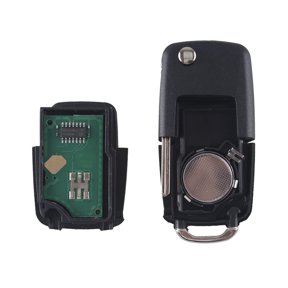 Дистанционный ключ Dandkey 1K0959753G брелок с 3 кнопками чип ID48 для VW Volkswagen PASSAT Polo Skoda Seat