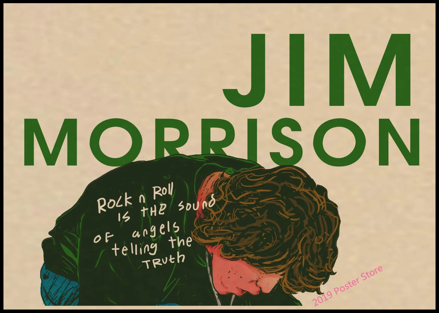 ВИНТАЖНЫЙ ПЛАКАТ домашний декор двери Jim Morrison крафт-рок плакат, плакат в стиле ретро рок-группа Музыка Звезды Плакаты на стену, изображения 1002