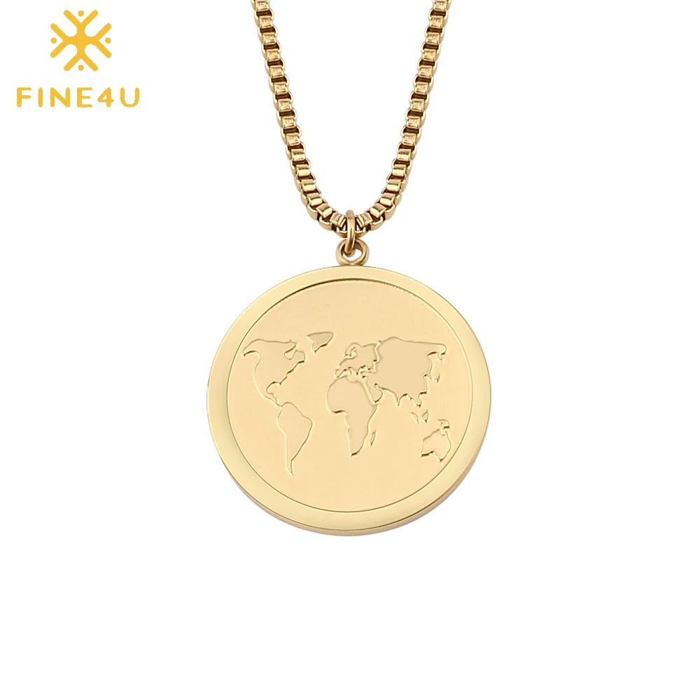 Мужские и женские колье с круглыми звеньями из нержавеющей стали | Украшения