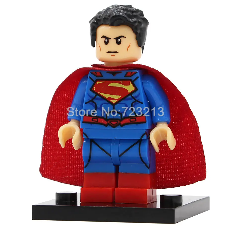 Superman Супер герой фигурка Темный Феникс Cannonball Atom женщина Dormammu Mr Sinister DC Красная стрела Canari строительные блоки игрушки PG8059 - Цвет: Superman