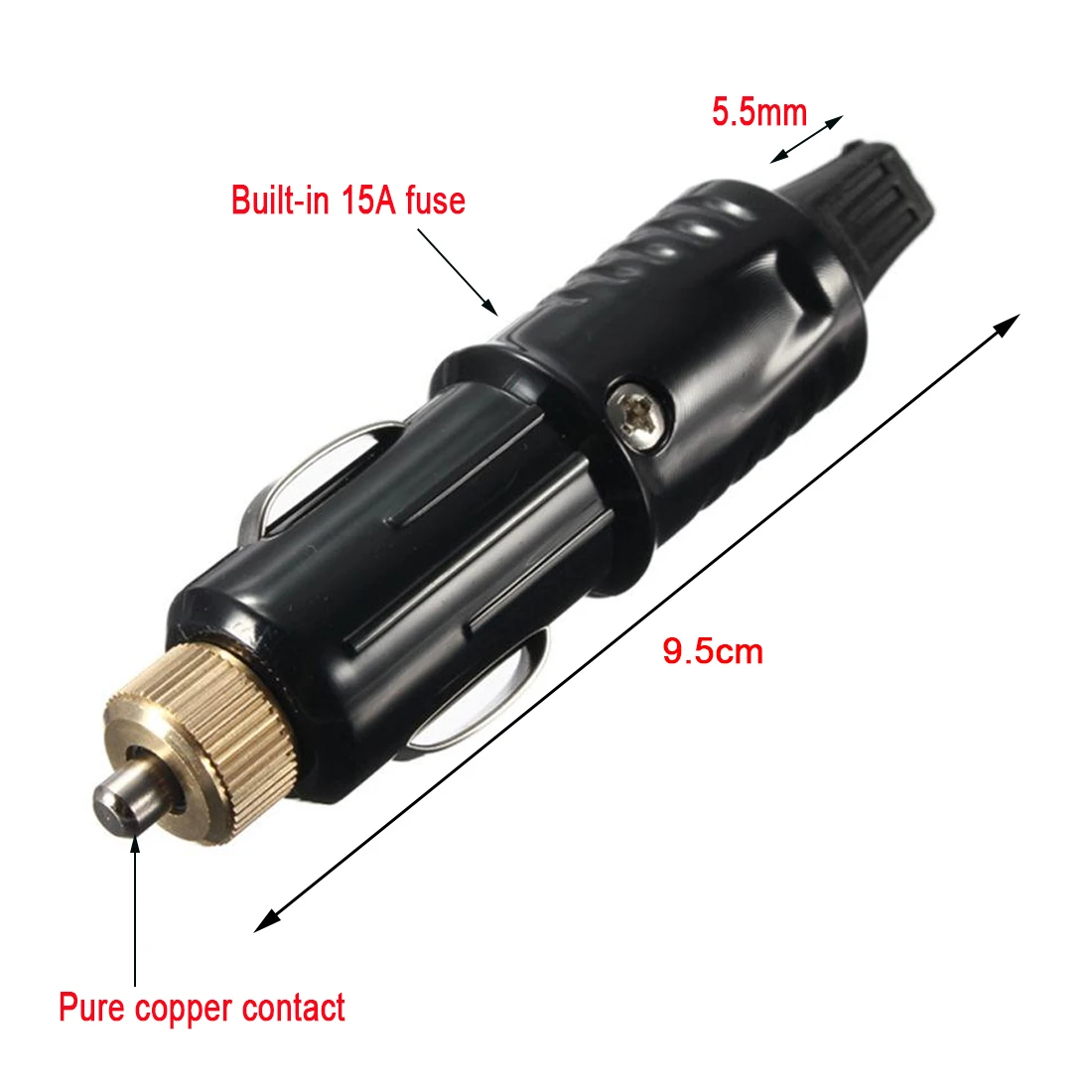 12 В запасной адаптер для подключения зарядного устройства автомобильного