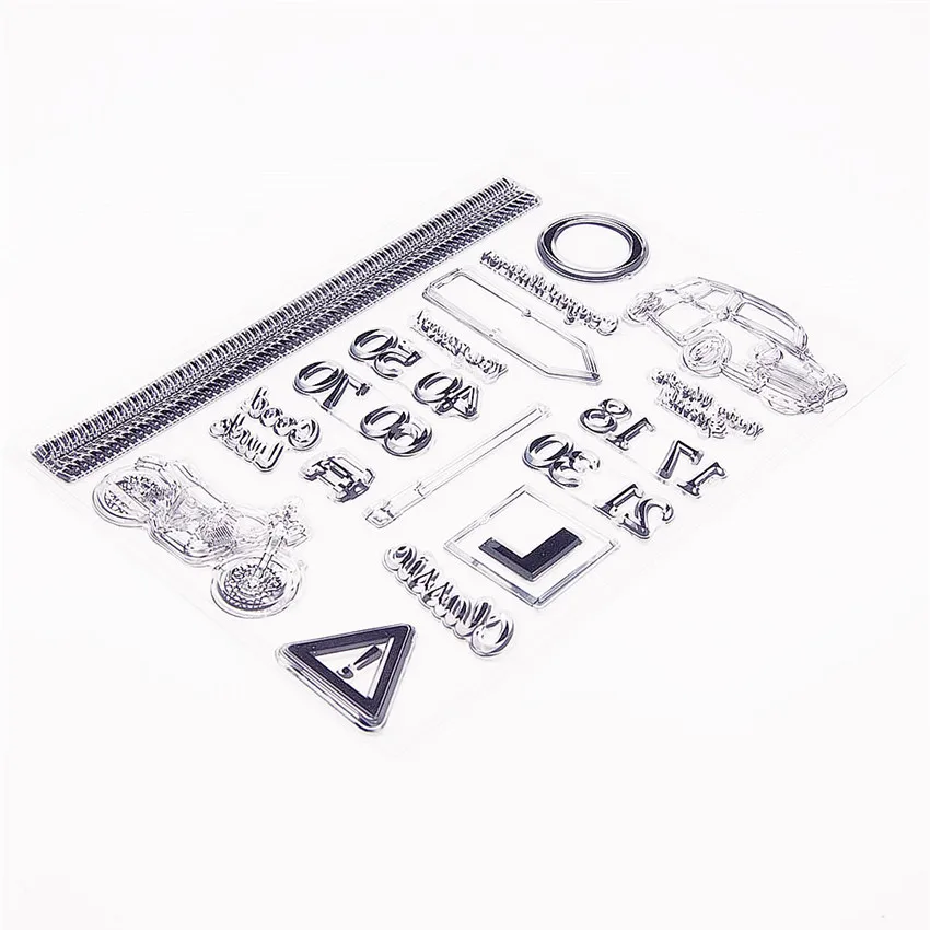 14.5*20.5CM Hot sale Street Transparent Clear Stamps / Silicone Seals Roller Stamp for DIY scrapbooking photo album/Card Making | Дом и сад