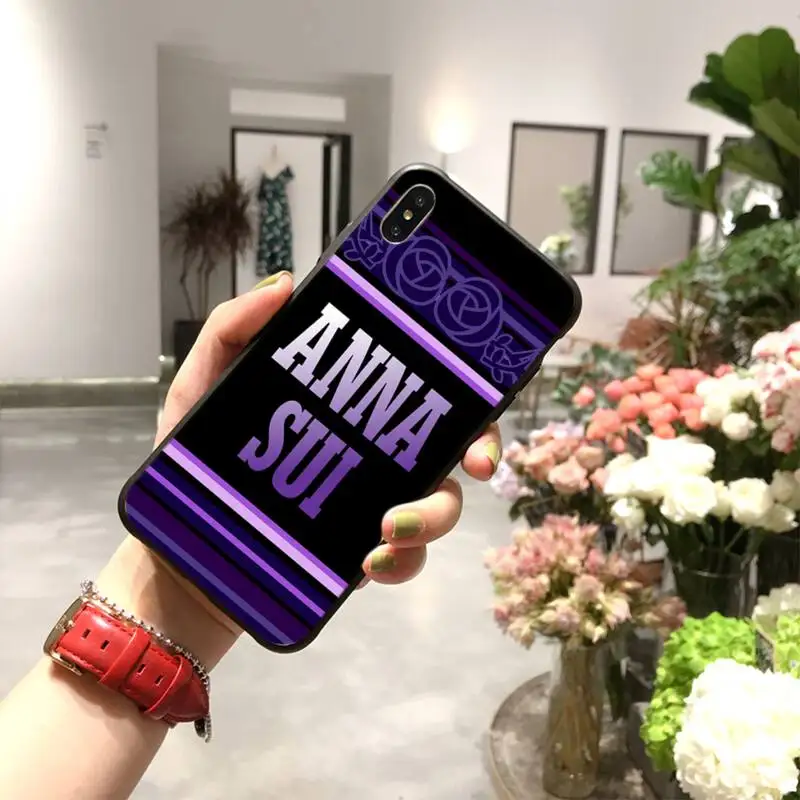 

NBDRUICAI American fashion brand Anna Sui Soft Silicone Phone Case Cover for iPhone 11 pro XS MAX 8 7 6 6S Plus X 5S SE XR case