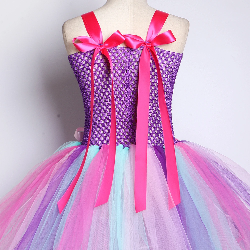 Cute Owl Children Dresses Girls Cartoon Costume for Halloween Party Kids Animal Tutu Dress with Flowers Headband Outfits | Детская