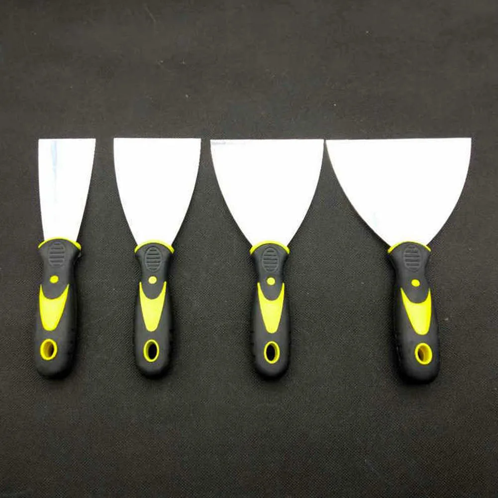 

4 шт./компл. многоразовая отделка гипсокартона, скребок, шпатлевка, строительные инструменты, наклейки, скребок, обои, утолщенная Очистка