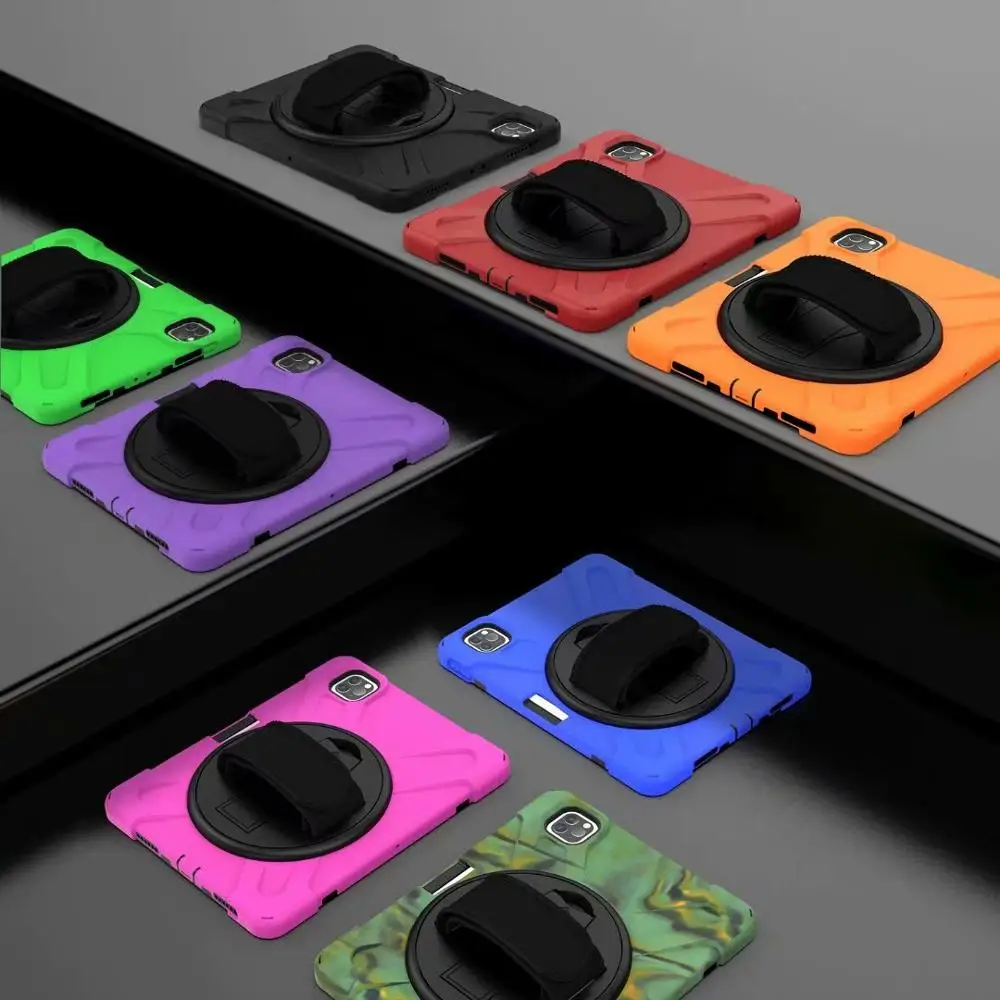 

Case For iPad Pro 11 2020 2th Generation 360 Degree Rotating Shockproof Kids Protector Silicone Hard Cover For iPad Pro 11 2018