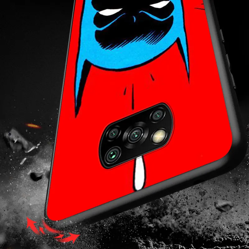 

Animated batmans For Xiaomi POCO F1 M3 X2 X3 NFC F2 M2 Pro Mi Mix 3 Play A3 A2 A1 lite 6 CC9 CC9E Phone Case