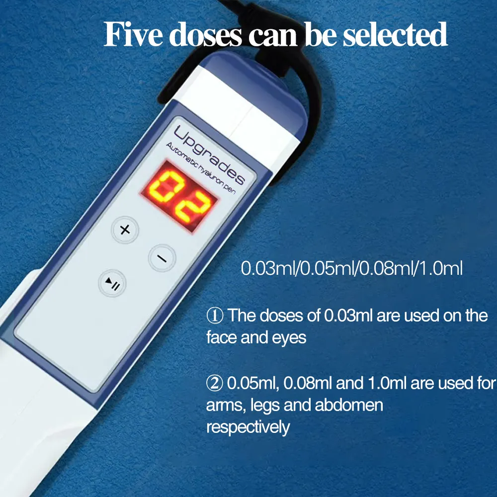 0 3 мл авто электрическая ручка гиалурон с высоким давлением Гиалуроновая кислота