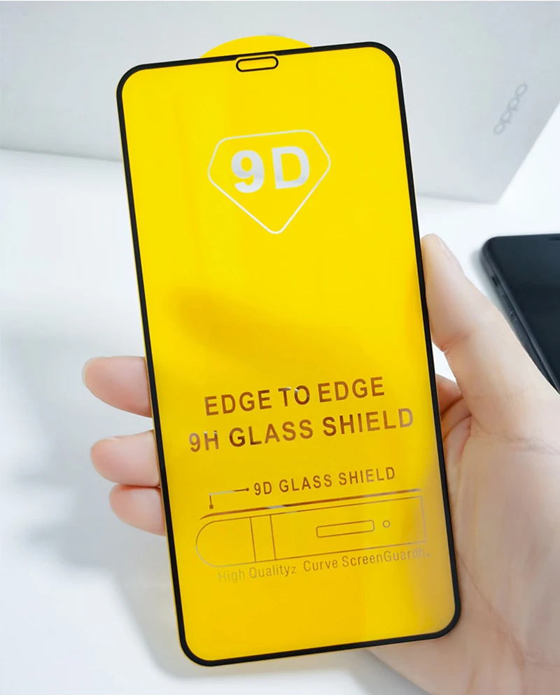 Закаленное стекло 9D с полным покрытием Защитная пленка для экрана Huawei P50 P40 Lite E Mate
