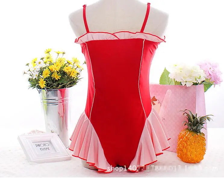 Май женский пляжный купальник Одна деталь Монокини Выход цельное Pameo японские