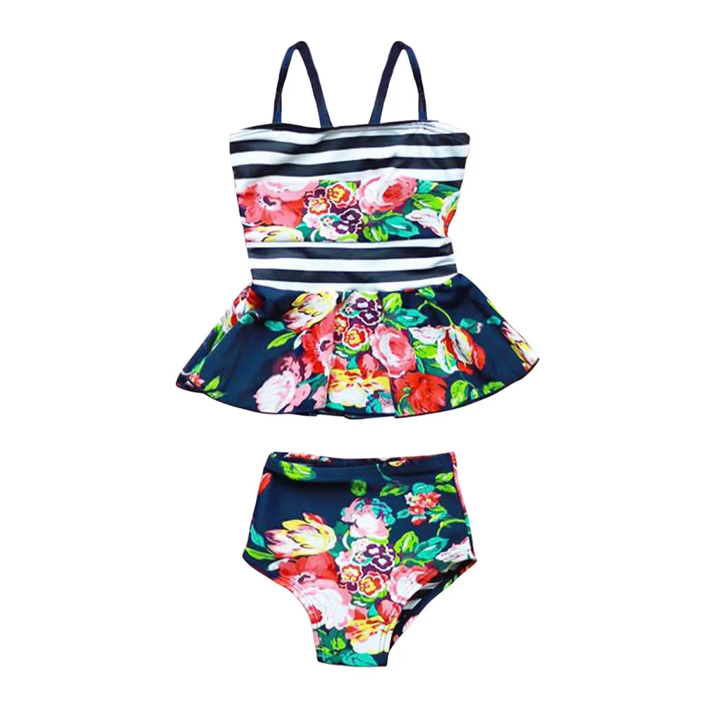 

Children's Sling Split Swimsuit Flounced Skirt Swimsuit Triangle Swimsuit Wholesale