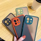 Противоударный бронированный Матовый Прозрачный чехол для Xiaomi Mi 11 Ultra 10T Poco F3 X3 Lite Redmi Note10 7 8 9 K30 K40 Pro, Жесткий Чехол-бампер из поликарбоната