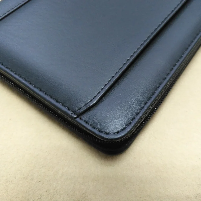 Новый дизайн бизнес А5 документ на молнии сумка файл папка padfolio менеджера папки с