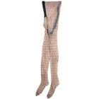 Сексуальные блестящие колготки в горошек для неженок, прозрачные мужские чулки с кольцом для пениса, колготки, Фетиш колготки, размера плюс