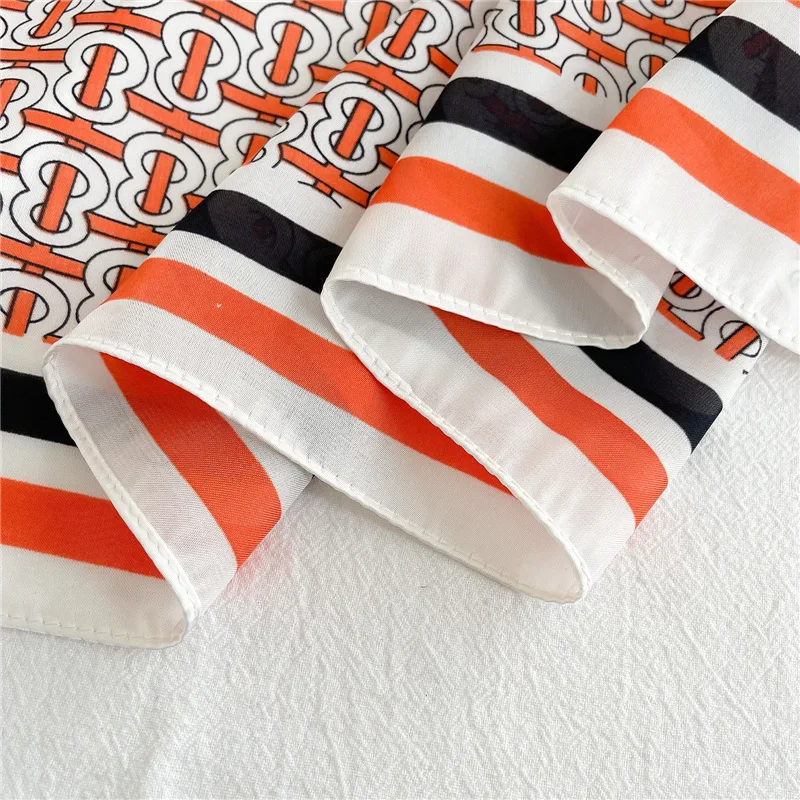 

2021 New Fashion Square Silk Scarf Forwomen Headkerchief Office Lady Neck Small Scarves Hijabs Headband Female Foulard Bag Warp