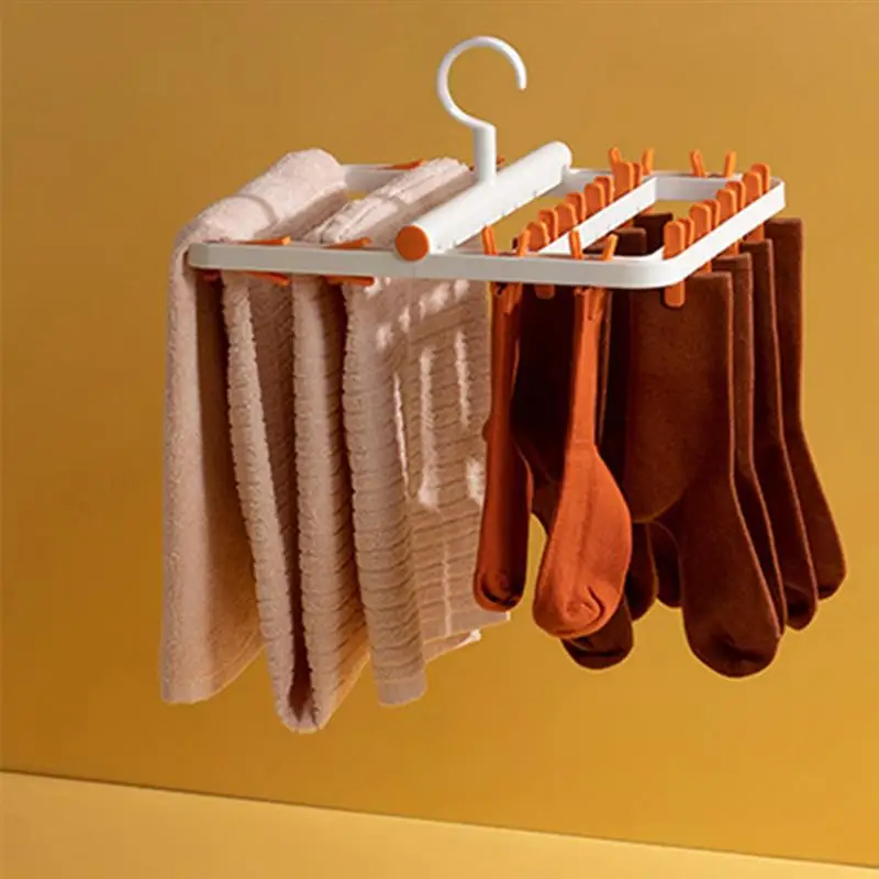 24/6 зажимы Складная сушилка для одежды нижнее бельё девочек носки клип