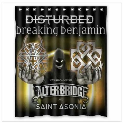 

Disturbed Benjamin Reveal Tour Shower Curtain