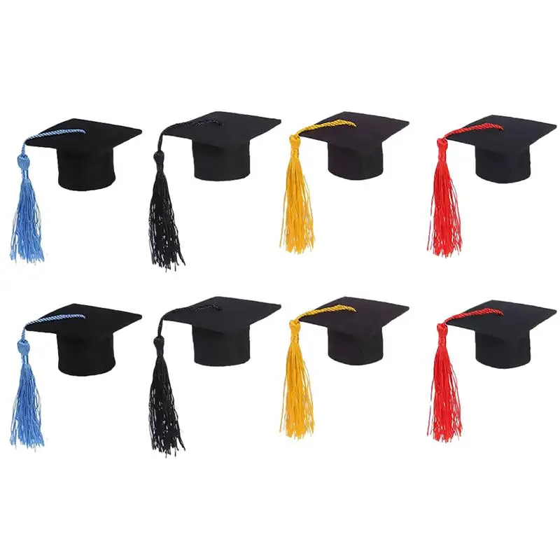 

8 шт Портативный многоцелевой стильное украшение Шапки для дома и школы вечерние Выпускной