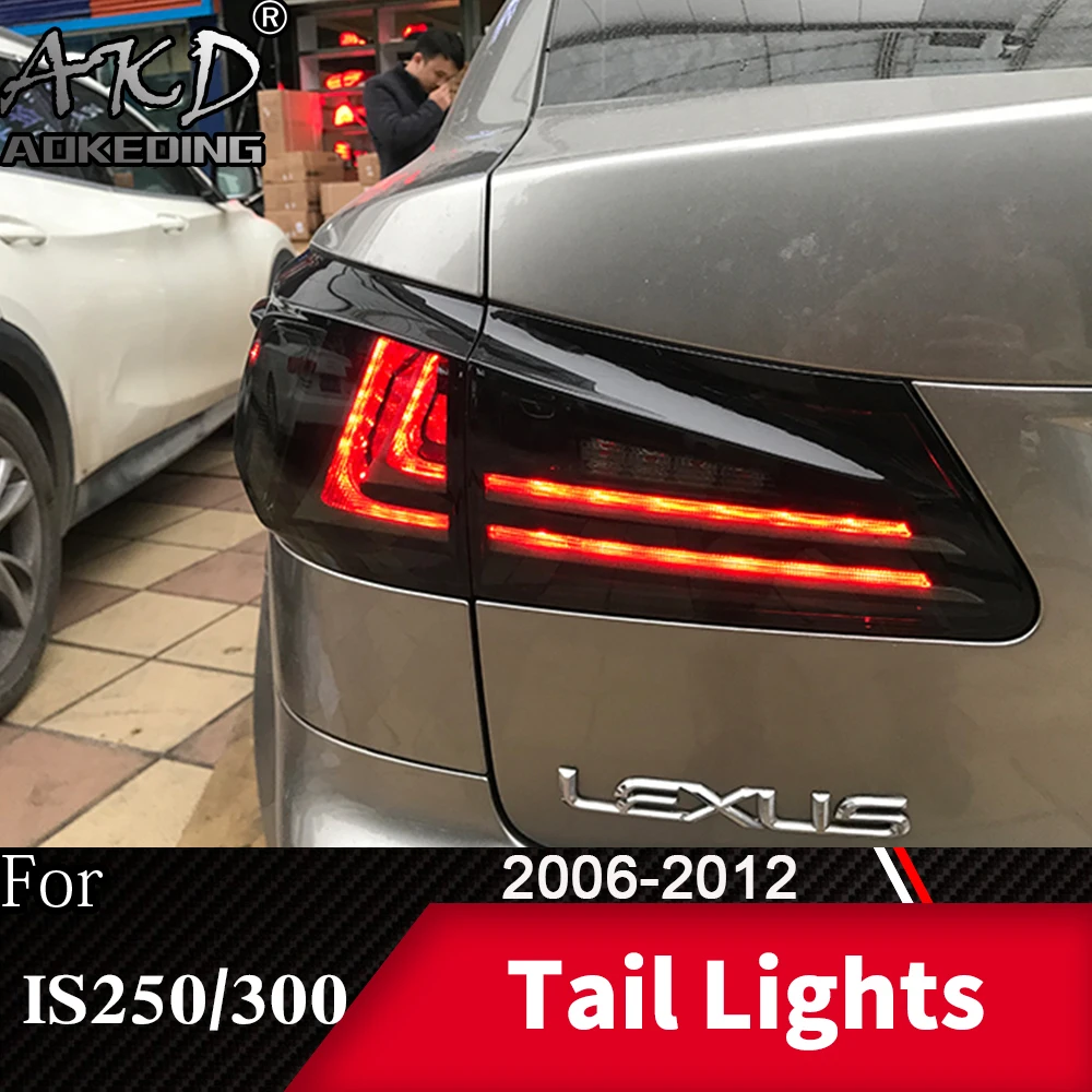 

AKD Tail Lamp for is250 LED Tail Light 2006-2012 is300 Rear Fog Brake Turn Signal Automotive Accessories