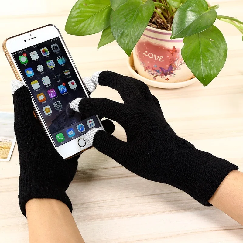 Трикотажные перчатки Pokemon Pikachu Gengar зимние шерстяные мужские осенне-зимние теплые