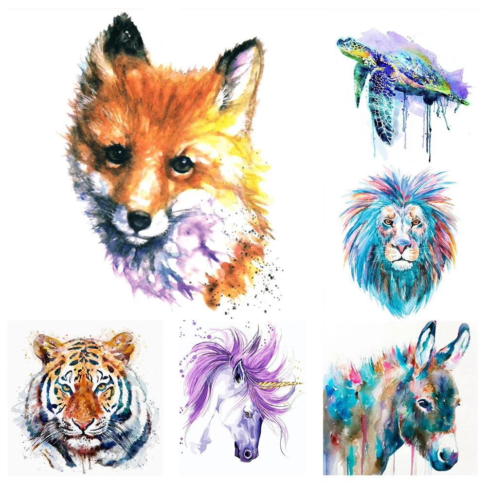 

5D DIY Diamond Animal Painted Full Drill Cross Stitch Kits Square Round Mosaic Handmade Art Embroidery Home Decor Picture Wall