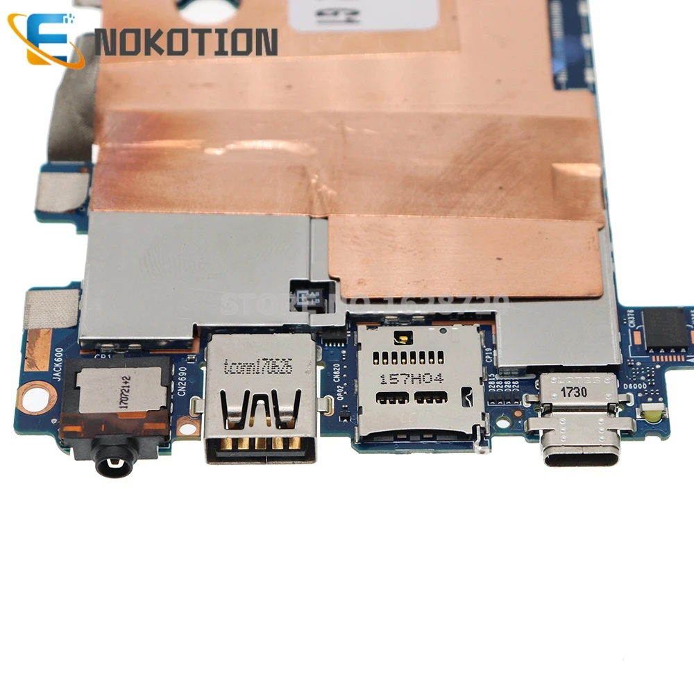 nokotion for hp elite x2 1012 g1 laptop motherboard m5 6y57 cpu 8gb ram 845473 601 845473 001 845473 601 free global shipping