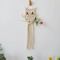 owls dream catchers macrame wall hanging tapestry wall decor boho style bohemian woven home decoration handicraft gift dropship