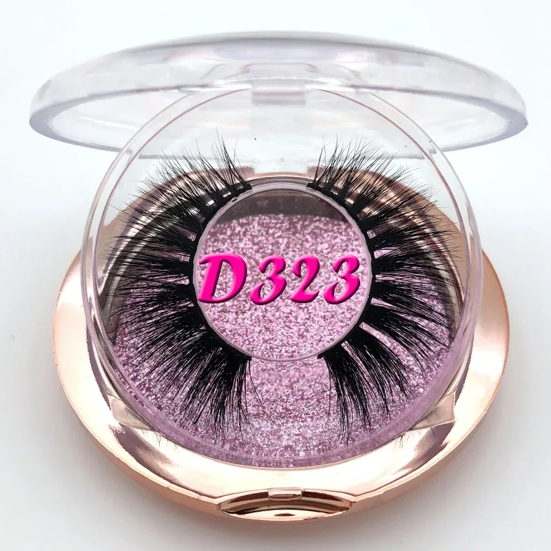 D323 Mikiwi D380 ресницы 3D норковые ресницы Роскошные ручной работы норковые ресницы среднего объема без грубости норковые накладные ресницы верхние ресницы - Цвет: D323
