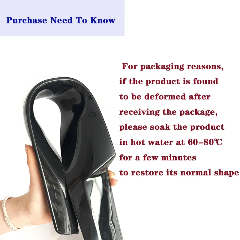 Универсальный блестящий черный спойлер для багажника 1 2 м/120 см задний гонок