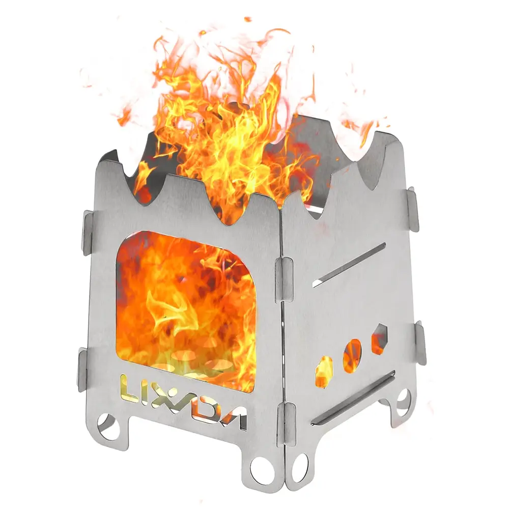 Lixada титановая напольная походная плита портативная Сверхлегкая складная