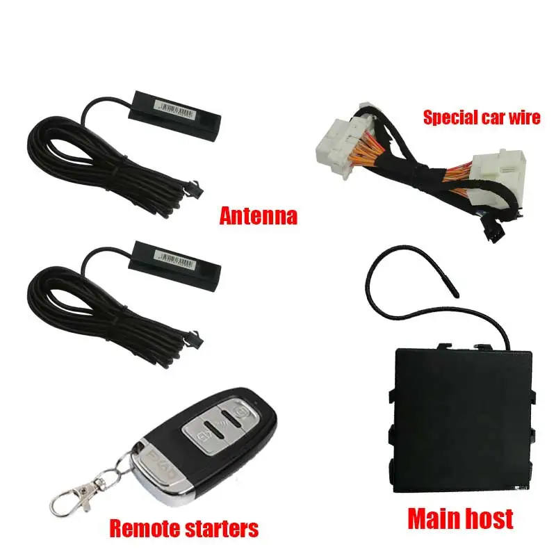 Темно-серый Для японского автомобиля дистанционного запуска Obd Plug And Play смартфон без ключа система автомобильной сигнализации Pke Кнопка автоматического центрального блокировки/разблокировки - Цвет: Темно-серый