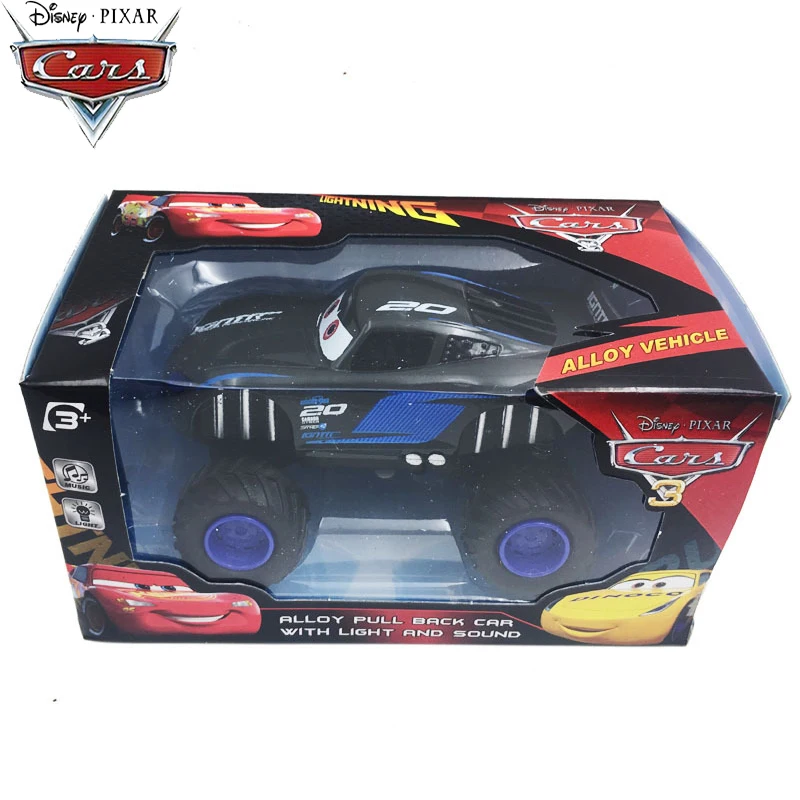 Disney Pixar Машинки 3 большие колеса сплава игрушечный автомобиль светильник ning McQueen