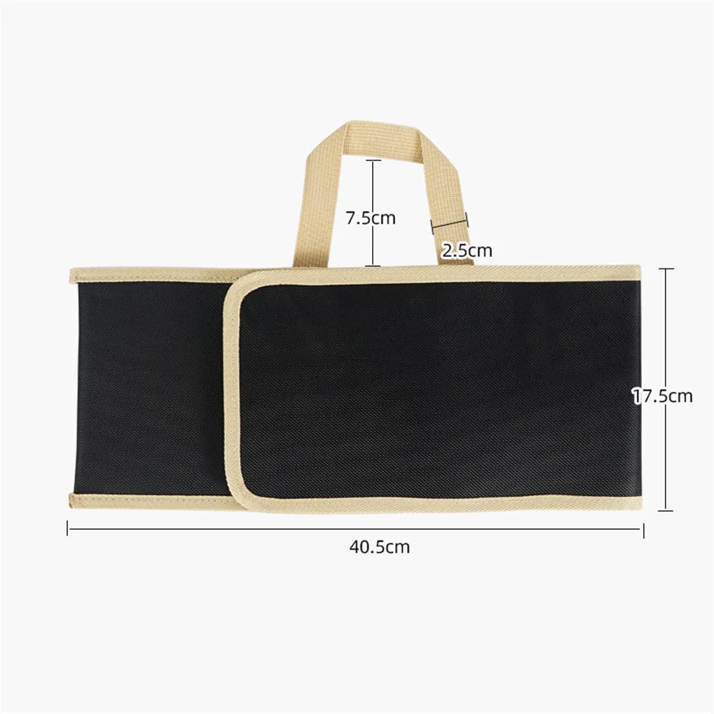 

1680D Oxford Cloth Tent Nail Storage Bag Three Layers Multi-Pocket Velcro With Handle Outdoor Camping Hiking Hammer Tools Bag