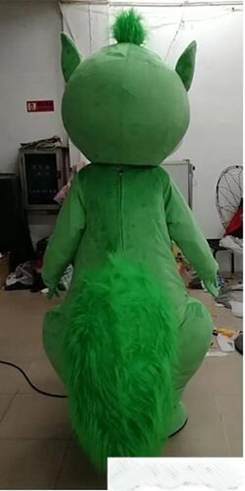 

Green Squirrel Mascot Costume Suits Cosplay Party Game Dress High Quality Cartoon Character Clothing Xmas Easter Adults Fursuit