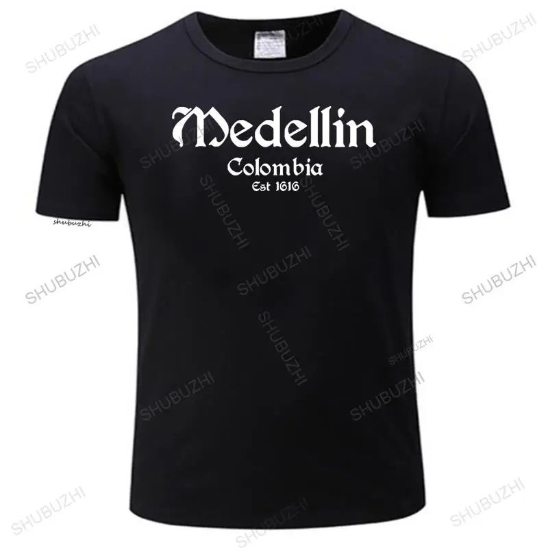 Новая Medellin Colombia Футболка-Пабло Эскобар Cartel Мужская брендовая известная одежда из