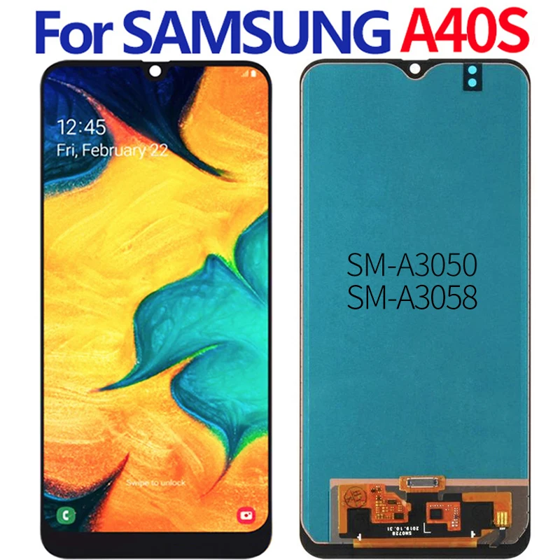 Incell для Samsung Galaxy A40s A3050 ЖК-дисплей сенсорный экран дигитайзер стекло в сборе