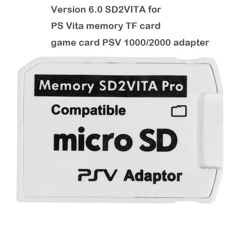 

Gaming Card 6.0 Adapter PSV Vita 1000/2000 TF Card Holder 3.65 System SD Micro-sd Card Conversion Set 6.0 Version New Upgraded