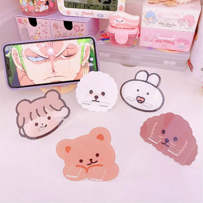 

Cute Cartoon mini Korea bear Stand Phone Holder Bracket/Universal Mobile Phone Stand for phone grip holder