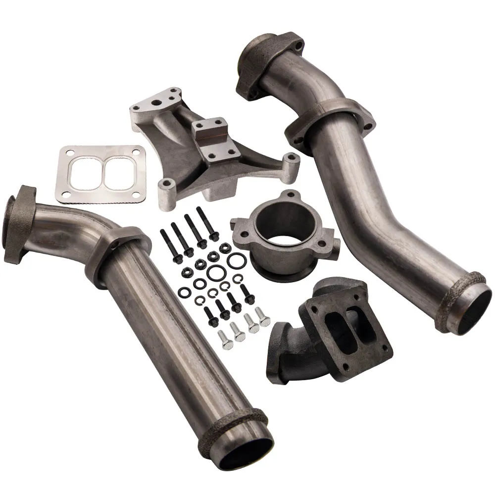 

Turbo Exhaust Housing Up Pipes Pedestal Kit for Ford E-350 7.3L Diesel 1994-1997
