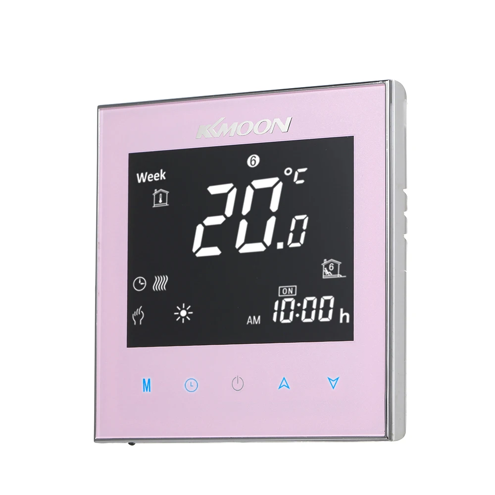 Цифровой термостат KKmoon для теплого пола электрической системы отопления с Wi Fi