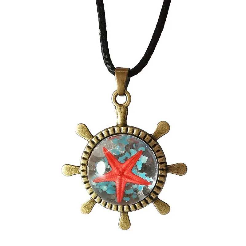 Светящийся руль настоящая Морская звезда светится в темные украшения подарок